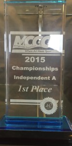 First place trophy for the MCGC